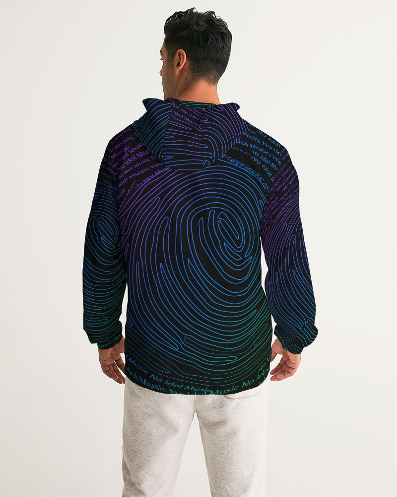 No Idol Print Windbreaker