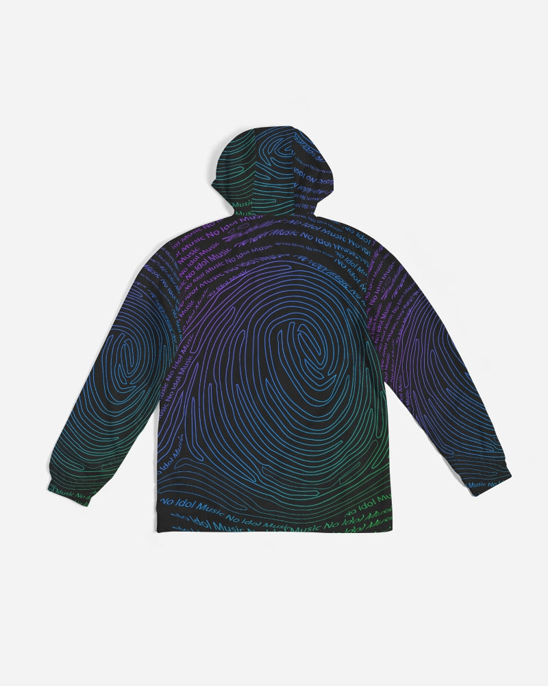 No Idol Print Windbreaker