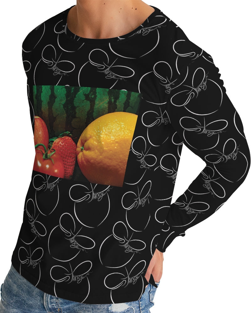 Strange Fruit Men's All-Over Print Long Sleeve Tee