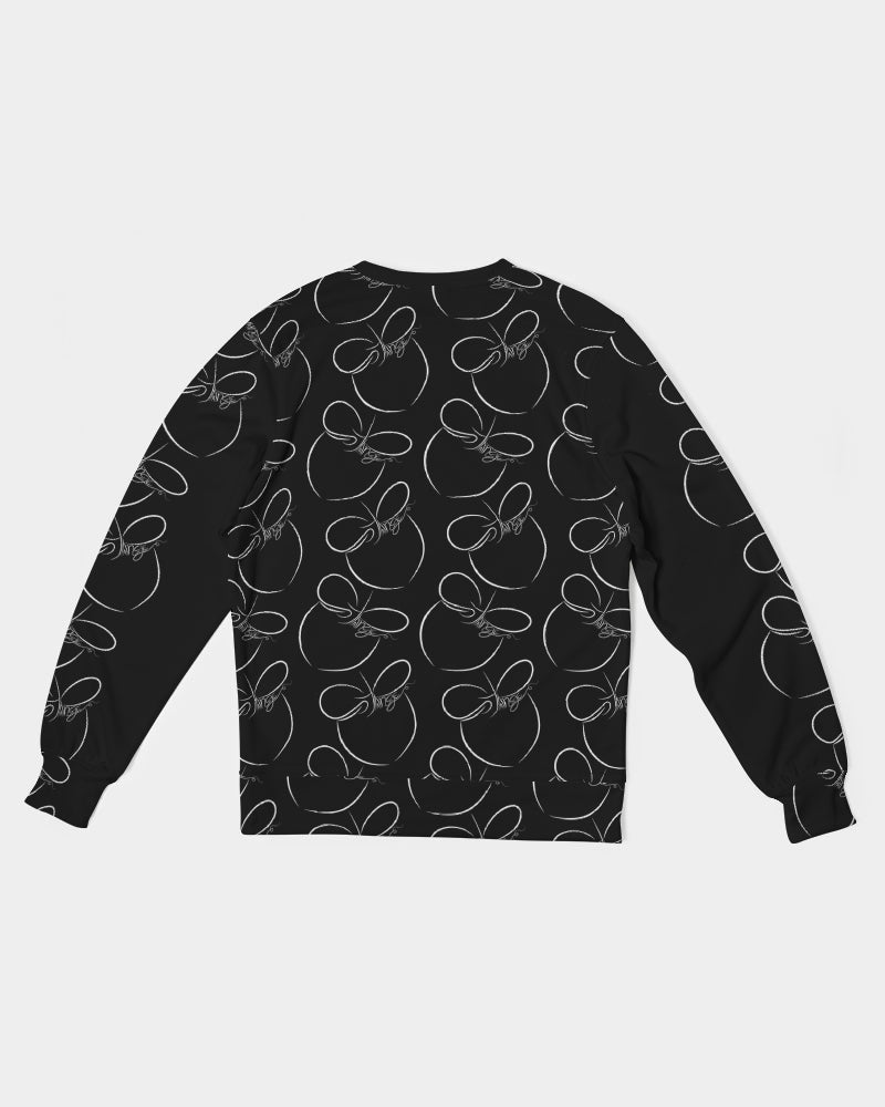 Strange Fruit Melon Men's All-Over Print Classic French Terry Crewneck Pullover